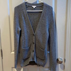 GAP Gray Women's Cardigan Sweater